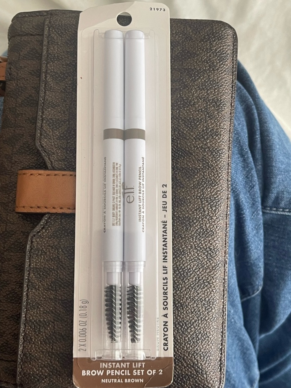 e.l.f. Instant Lift Brow Pencil Set of 2 — Neutral Brown